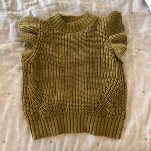 Olive green universal thread sweater tank